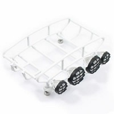 Fastrax Rounded Luggage Tray with Led & Lights (SM/White)